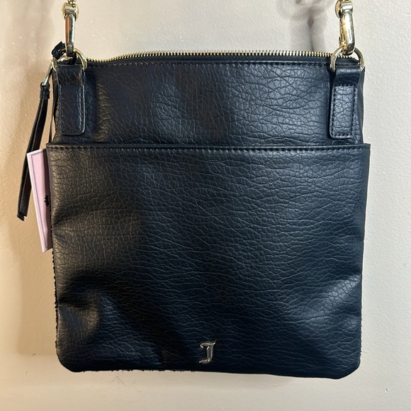 JUICY COUTURE black glitter crossbody purse - NEW WITH TAGS - Picture 4 of 6